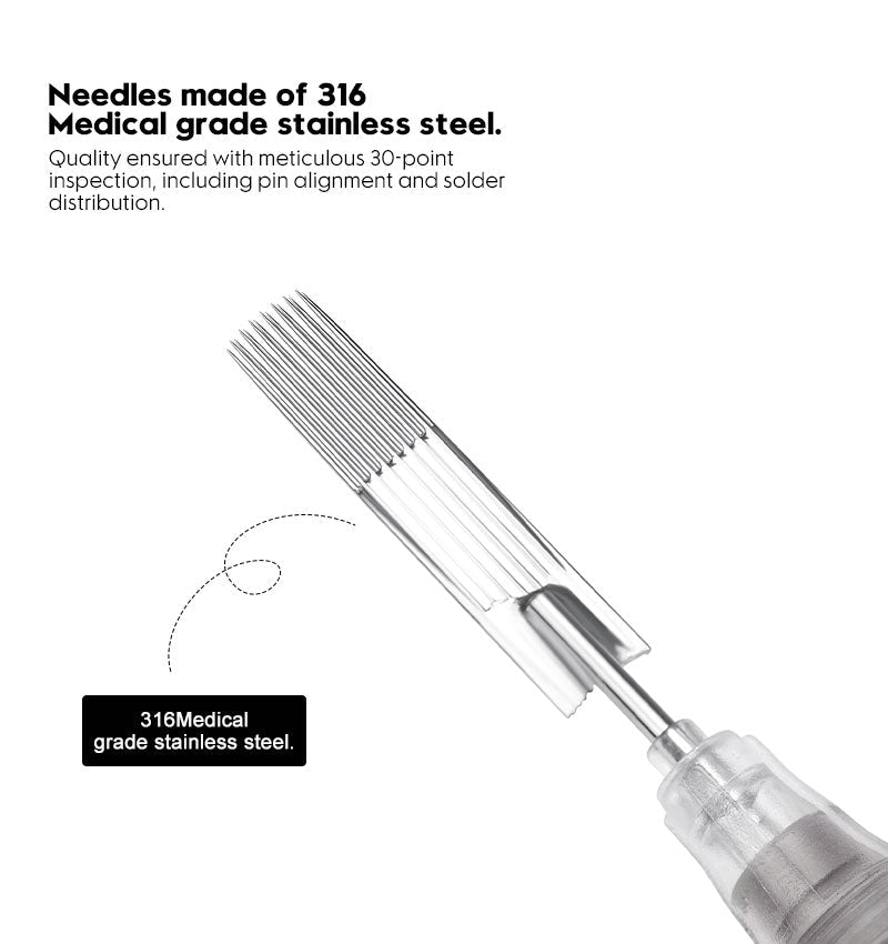 Thunder Pro Round Shader RS Universal Cartridge Needles