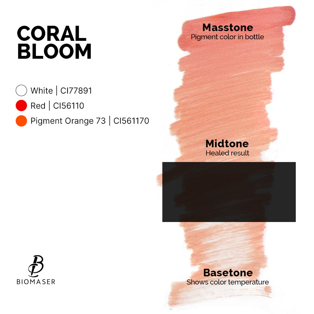 Biomaser Hybrid Pigment Coral Pink for Lips