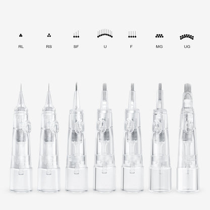 Flat Biomaser Permanent Makeup SMP Cartridge Needles Box of 10pcs-3F,4F,5F,7F