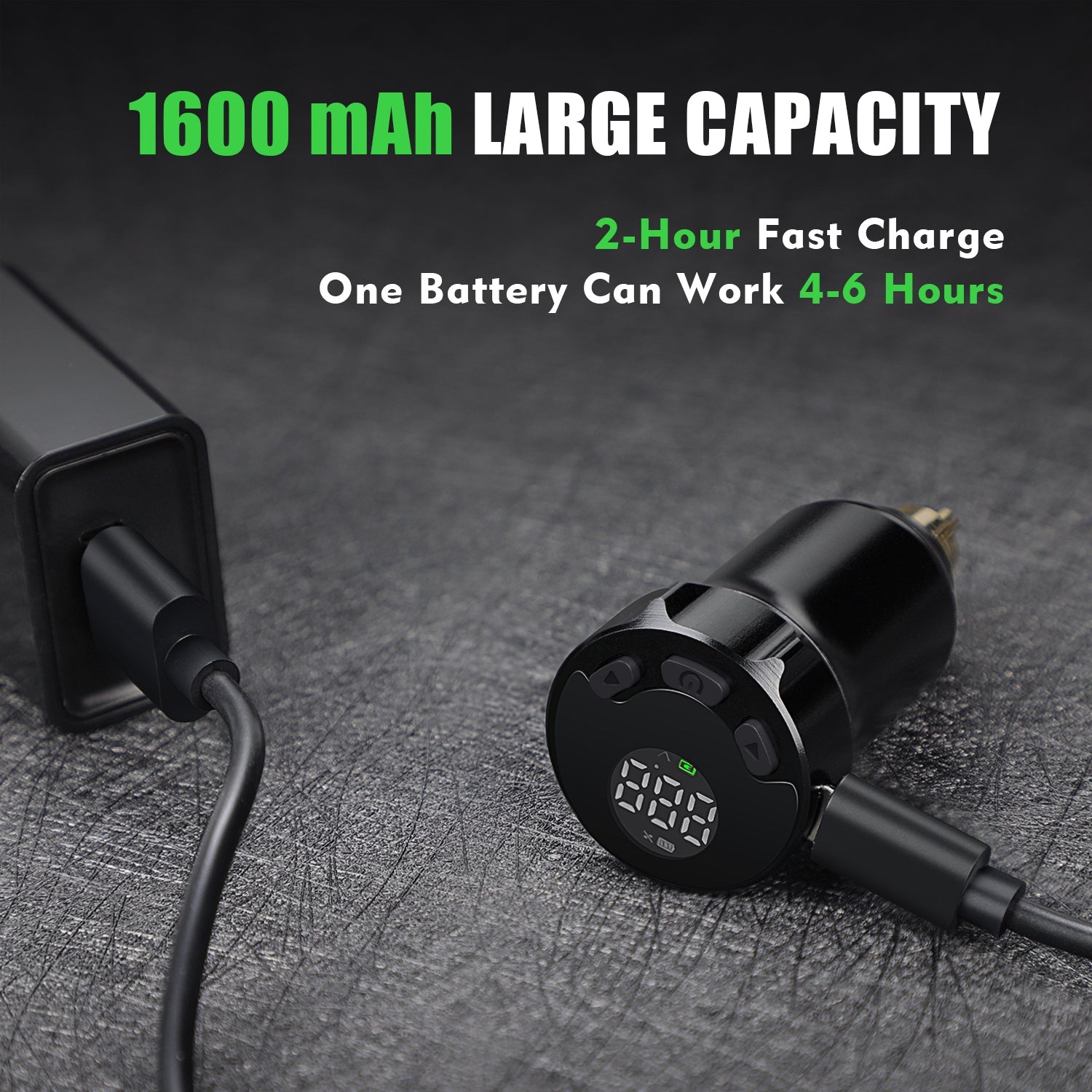 Thunderlord Power Digital Wireless Tattoo Power Supply DC004