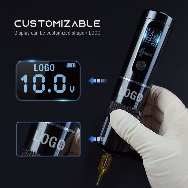 Máquina de tatuaje inalámbrica con pluma de 4,0 mm de recorrido ThunderlordPower K6022