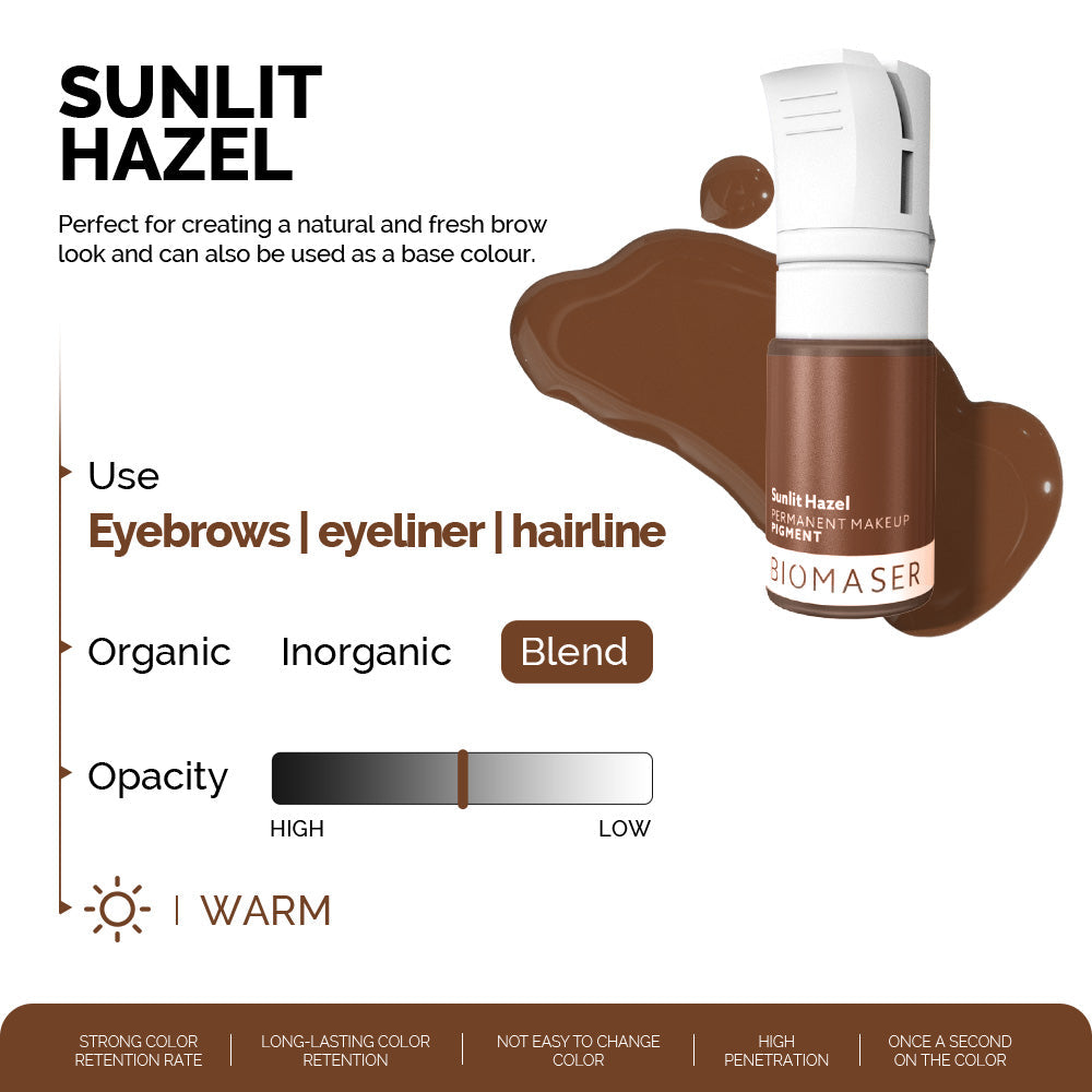 Biomaser Hybrid Pigment Light Coffee for Eyebrows