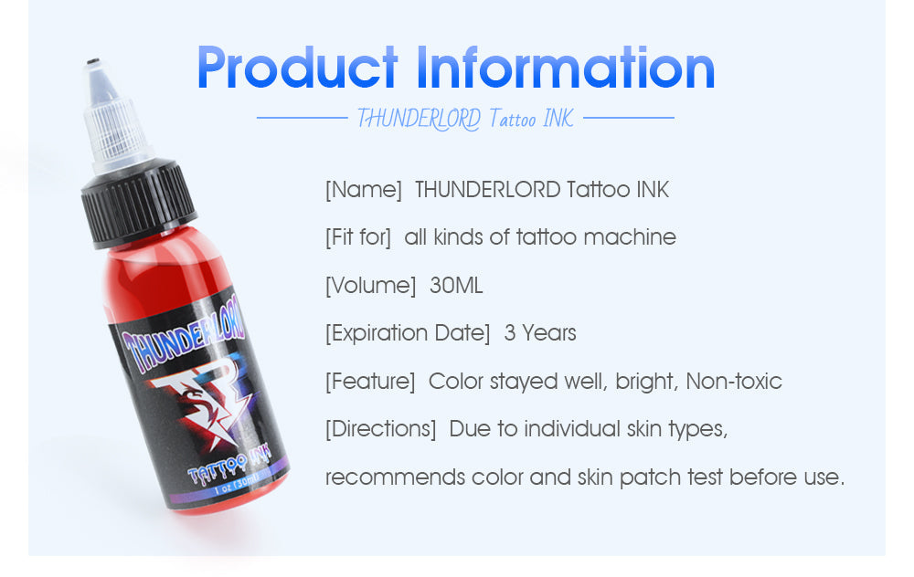 Thunderlord power Tattoo Ink Light Green 1oz 30ml