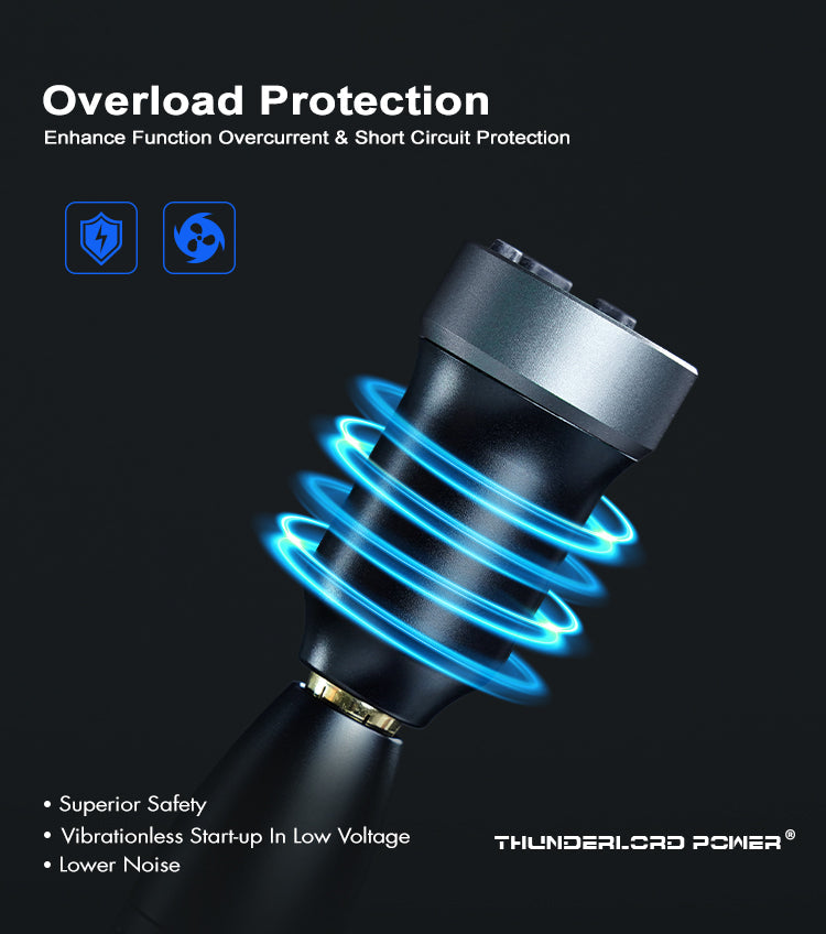 Thunderlord Power Digital Wireless Tattoo Power Supply DC004