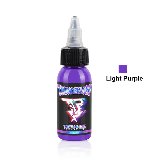 Tinta para tatuajes Thunderlordpower, color morado claro, 30 ml (1 oz) 