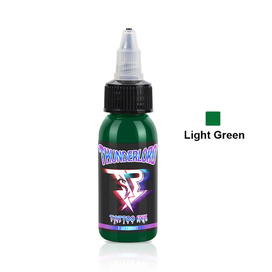 Tinta para tatuajes Thunderlordpower Verde claro 1 oz/30 ml 