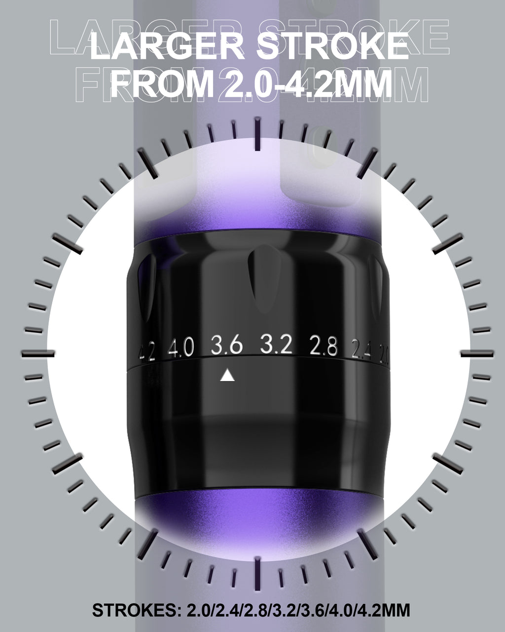 Thunderlord Power U9 Wireless Tattoo Machine Adjustable Stroke Fast Charging