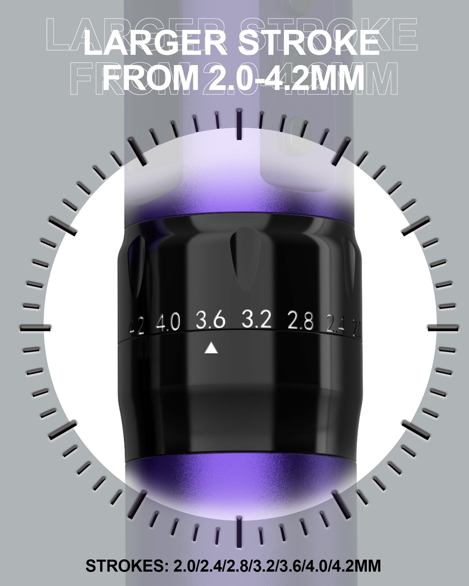 Thunderlord Power U9 Wireless Tattoo Machine Adjustable Stroke Fast Charging