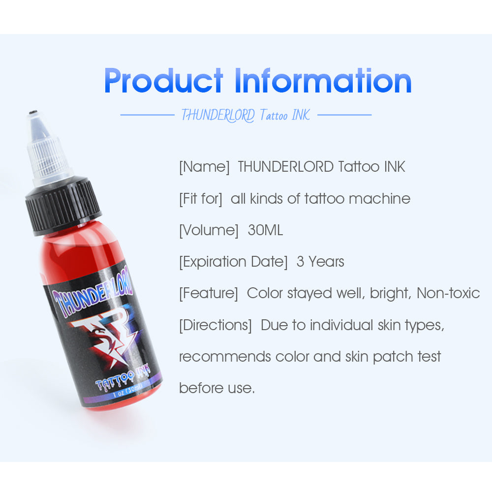 Thunderlord power Tattoo Ink Lemon Yellow 1oz 30ml
