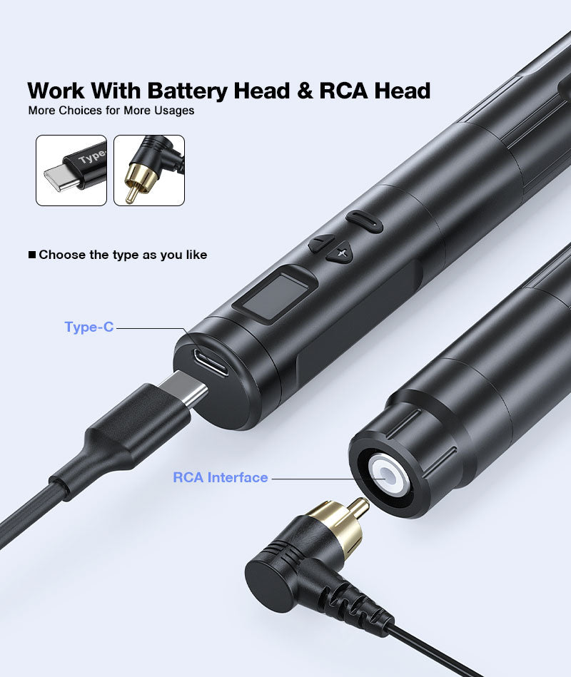 Thunderlord Power K6003 Wireless Tattoo Machine 3mm Stroke