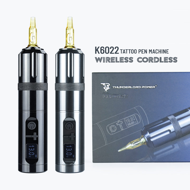 Máquina de tatuaje inalámbrica con pluma de 4,0 mm de recorrido ThunderlordPower K6022