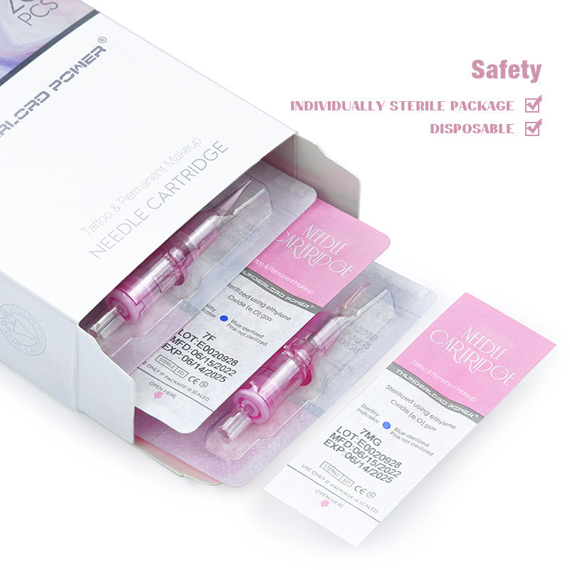 Biomaser Pinky Pro Flat F Universal Cartridge Needles