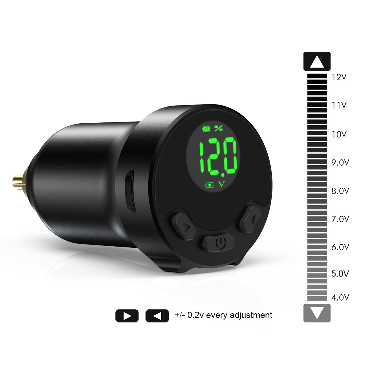 Thunderlord Power Digital Wireless Tattoo Power Supply DC004