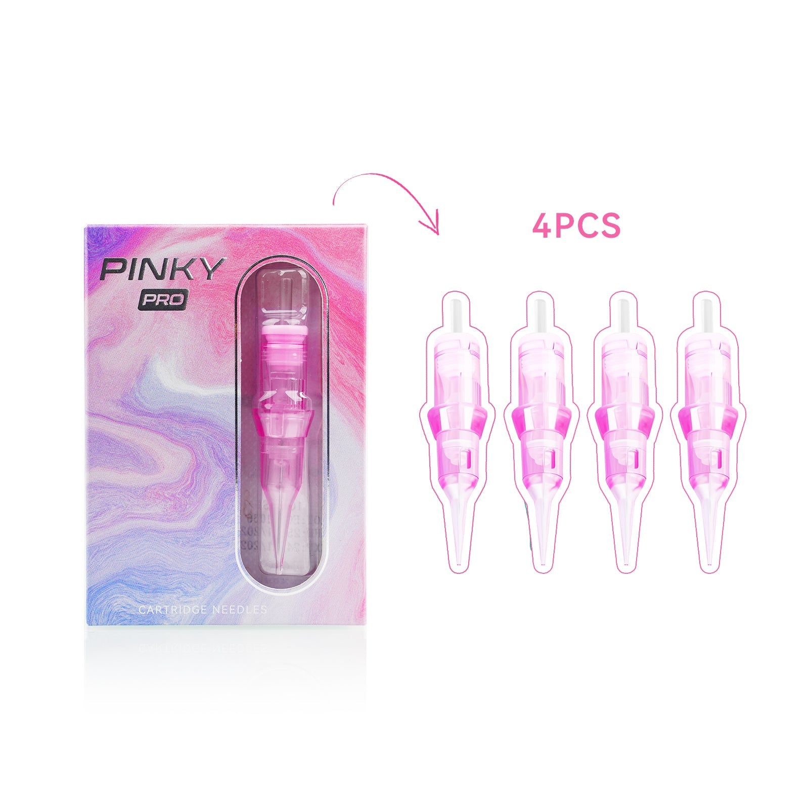 Thunderlord Pinky Pro Universal Cartridge Needles Box of 4