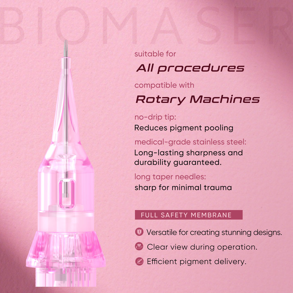 Biomaser Pinky Pro RS Round Shader Universal Cartridge Needles