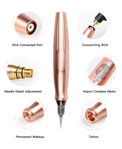 3mm stroke Tattoo Machine  Double head Tattoo permanent makeup CTGE004