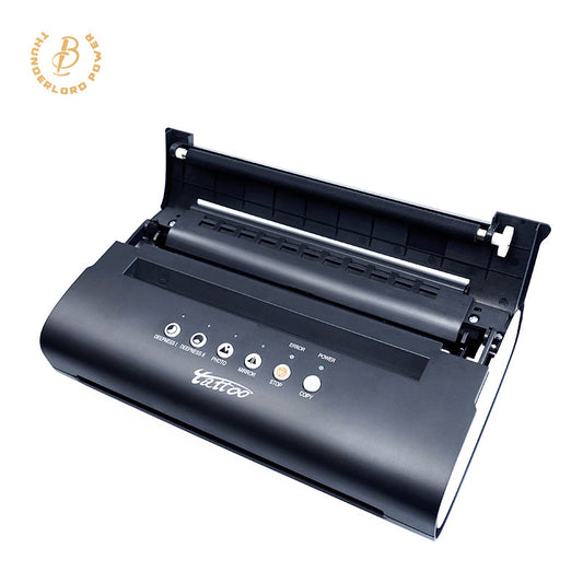 Impresora de plantillas Thunderlord attoo, minimáquina portátil de transferencia de tatuajes, impresora térmica de tatuajes, fotocopiadora con 20 papeles de transferencia para tatuar.