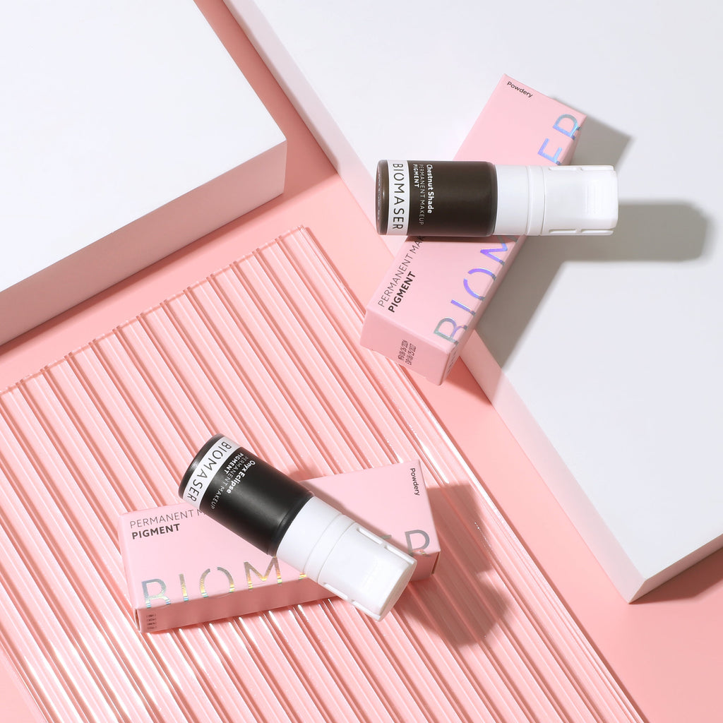 Biomaser Powder PMU Pigment Ink for Eyeliner and Scalp