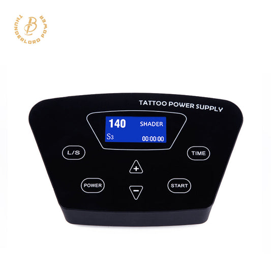 Fuente de alimentación para máquina de tatuaje dual con pantalla táctil inteligente LCD digital ThunderlordPower P300