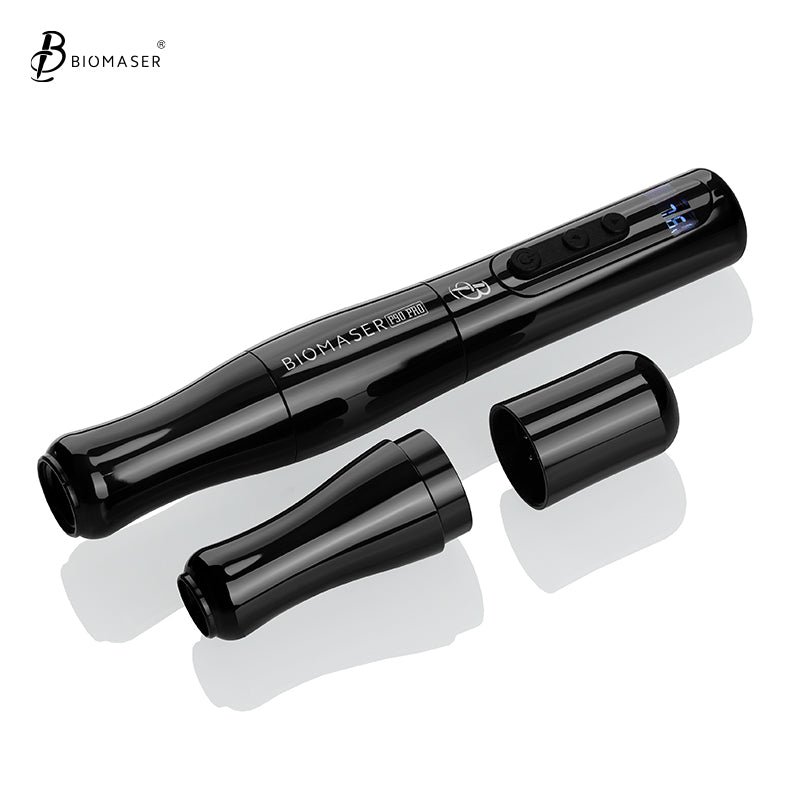 Biomaser P90 PRO Wireless PMU Pen - Long-Lasting, Silent & Portable for Brows/Lips/Eyeliner