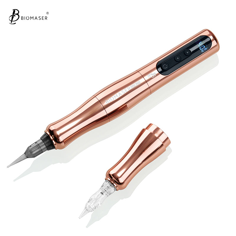 Biomaser P90 PRO Wireless PMU Pen - Long-Lasting, Silent & Portable for Brows/Lips/Eyeliner