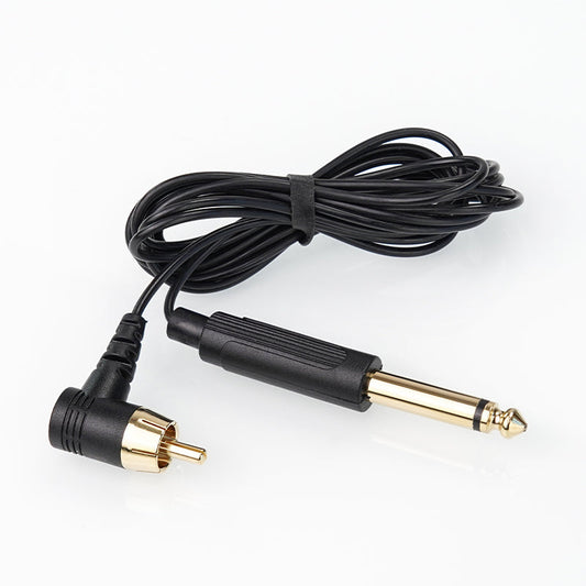 Cable de clip Thunderlord Power Tattoo, conector de 6,35 mm con interfaces RCA de alta sensibilidad disponibles