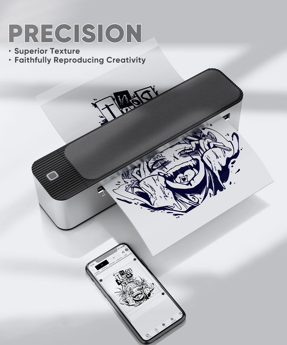 Thunderlord Q3 Wireless Tattoo Transfer Machine Bluetooth Thermal Printer