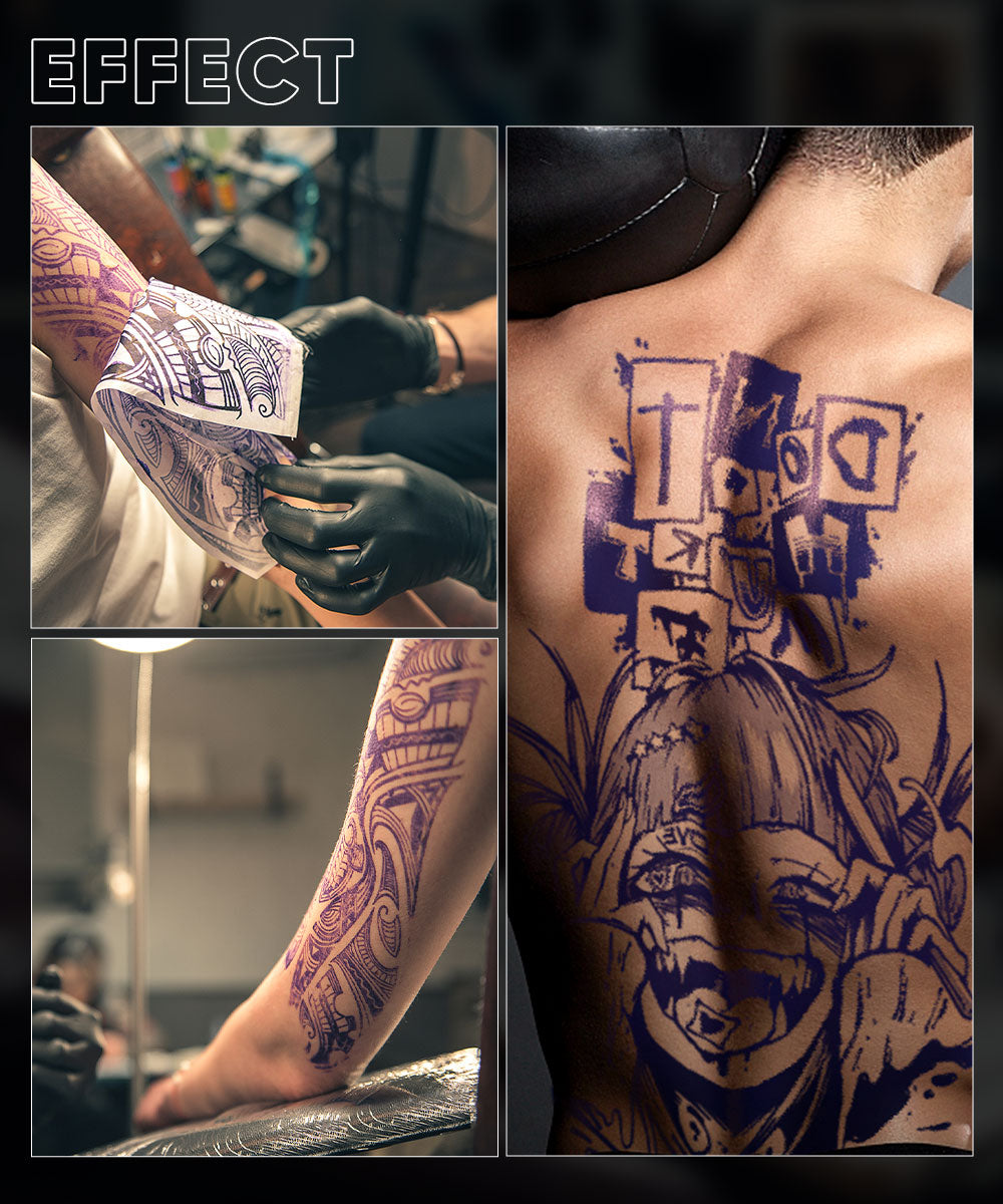 Papel de transferencia Thunderlord A3 para impresora de tatuajes inteligente de gran tamaño, sensible al calor e inalámbrica con interconexión.