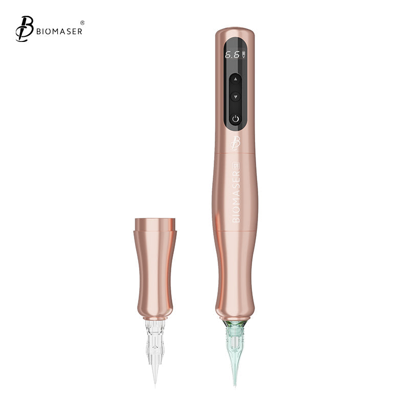 Biomaser P90 Pro Wireless PMU Pen Adjustable Stroke for Brows Lips Eyeliner