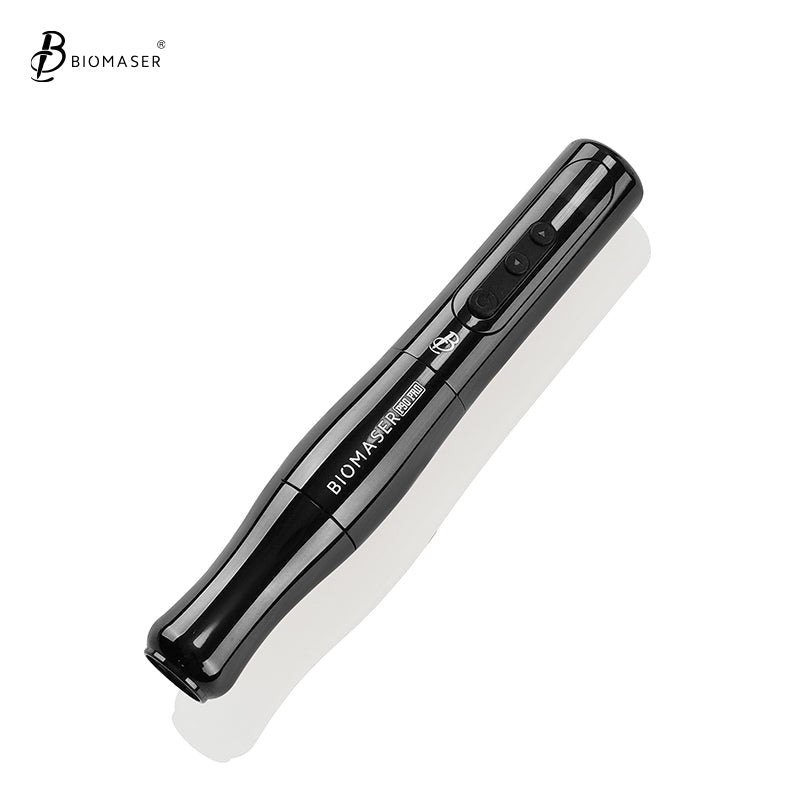 Biomaser P90 PRO Wireless PMU Pen - Long-Lasting, Silent & Portable for Brows/Lips/Eyeliner