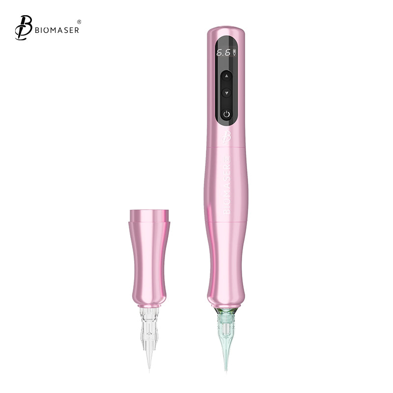 Biomaser P90 PRO Wireless PMU Pen - Long-Lasting, Silent & Portable for Brows/Lips/Eyeliner
