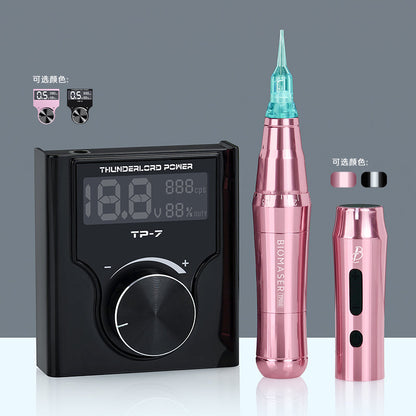 BIOMASER JOG107  Precision Masterpiece  Professional HAIR STROKE Eyebrow permanent makeup Machine kit for Crafting Natural Beauty with Unmatched Control & Stability