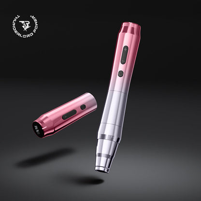 Biomaser TP010 Wireless PMU Machine Kit - Dual Battery, Swiss Motor, Silent for Eyebrows & Lips