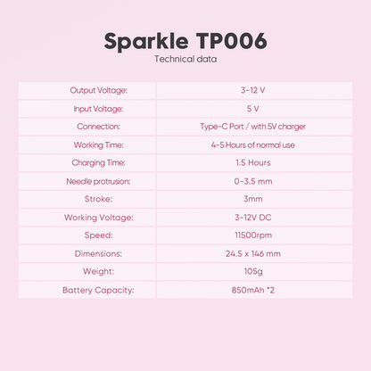 Biomaser Sparkle TP006 Permanent Makeup Machine