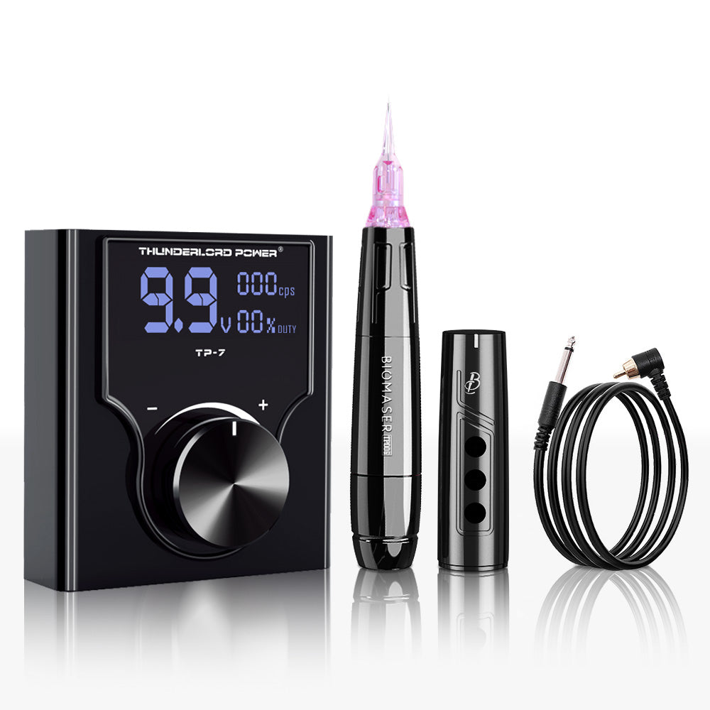 BIOMASER JOG 607 Präzisions-Meisterwerk, professionelles HAIR STROKE-Set für Permanent-Make-up der Augenbrauen, für die Gestaltung natürlicher Schönheit mit unübertroffener Kontrolle und Stabilität