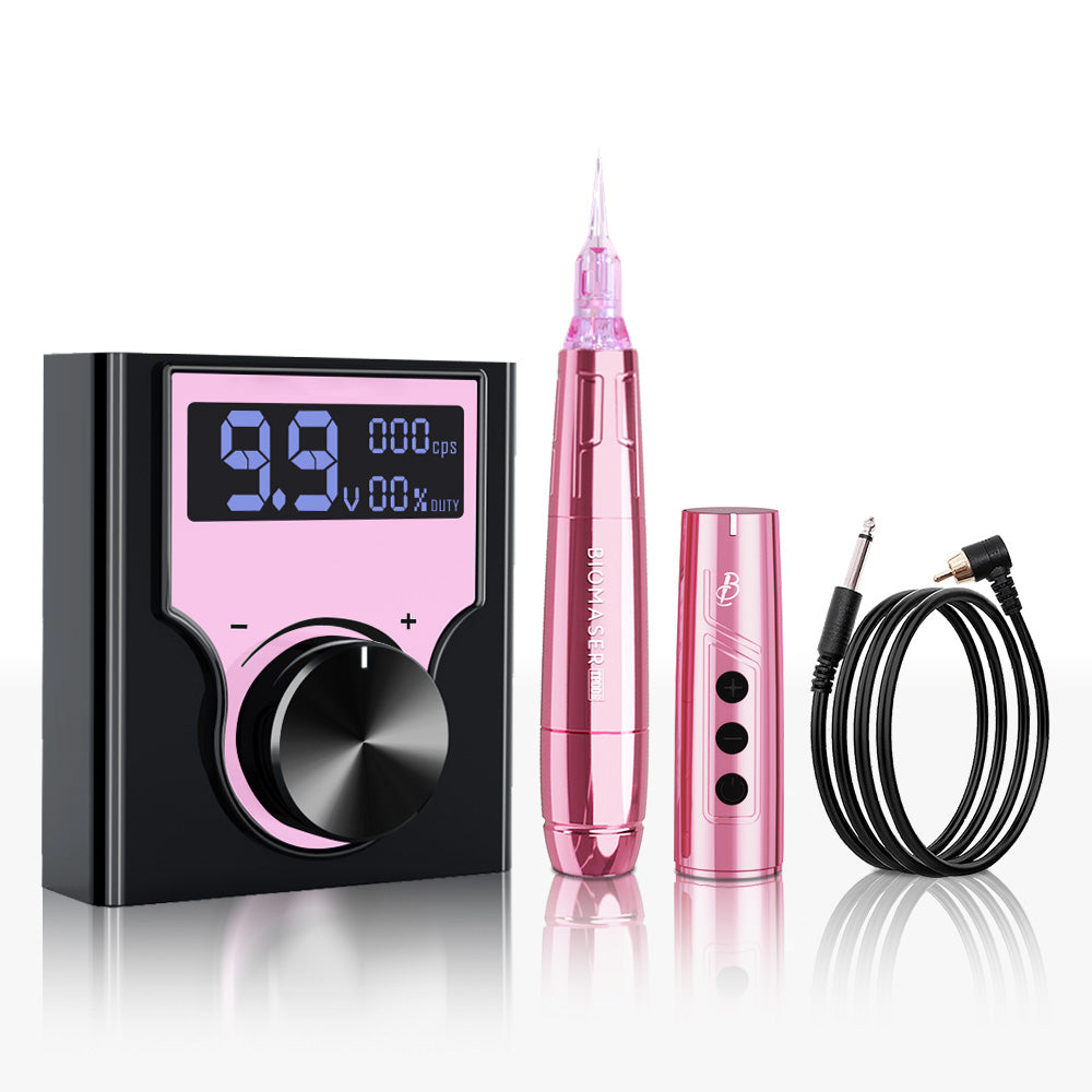 BIOMASER JOG 607 Präzisions-Meisterwerk, professionelles HAIR STROKE-Set für Permanent-Make-up der Augenbrauen, für die Gestaltung natürlicher Schönheit mit unübertroffener Kontrolle und Stabilität