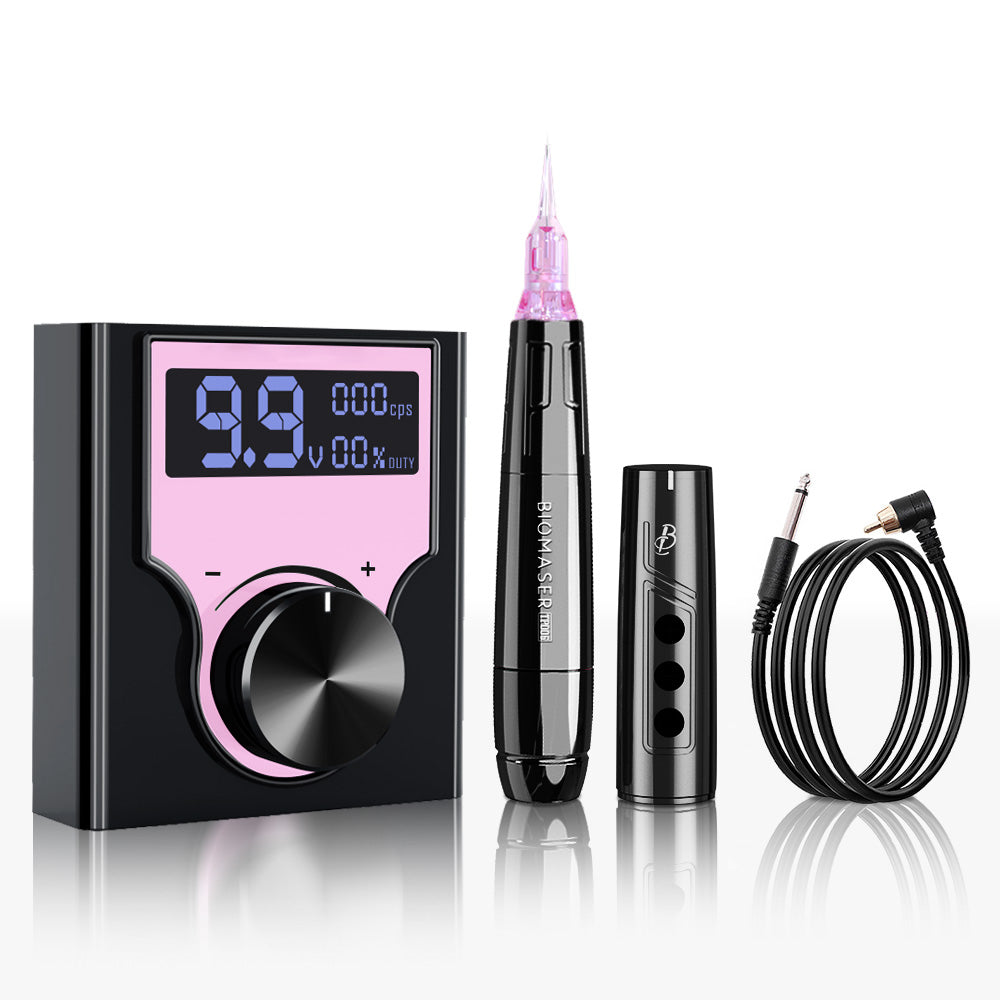 BIOMASER JOG 607 Präzisions-Meisterwerk, professionelles HAIR STROKE-Set für Permanent-Make-up der Augenbrauen, für die Gestaltung natürlicher Schönheit mit unübertroffener Kontrolle und Stabilität