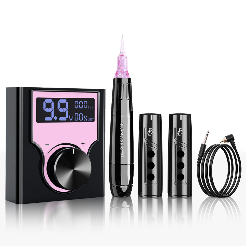 BIOMASER JOG 607 Präzisions-Meisterwerk, professionelles HAIR STROKE-Set für Permanent-Make-up der Augenbrauen, für die Gestaltung natürlicher Schönheit mit unübertroffener Kontrolle und Stabilität