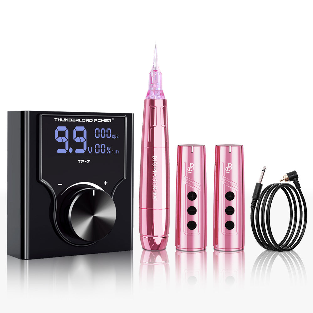 BIOMASER JOG 607 Präzisions-Meisterwerk, professionelles HAIR STROKE-Set für Permanent-Make-up der Augenbrauen, für die Gestaltung natürlicher Schönheit mit unübertroffener Kontrolle und Stabilität