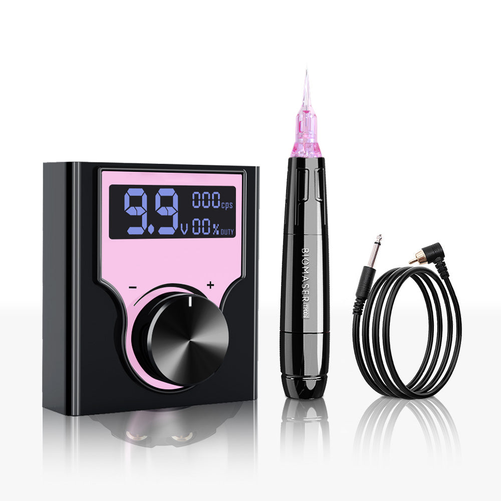 BIOMASER JOG 607 Präzisions-Meisterwerk, professionelles HAIR STROKE-Set für Permanent-Make-up der Augenbrauen, für die Gestaltung natürlicher Schönheit mit unübertroffener Kontrolle und Stabilität