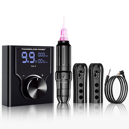 Biomaser JOG071 Microblading Kit - Low Voltage Start, Wired/Wireless Modes, Natural Hair Strokes