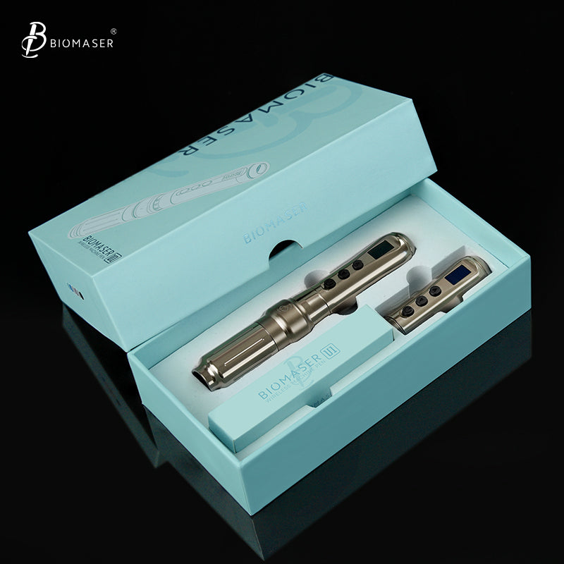 Biomaser U1 Wireless PMU Tattoo Machine Adjustable Stroke for Eyebrows and Lips