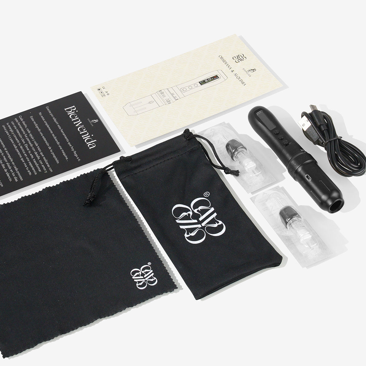 Biomaser x Carolina Alfonzo Wireless Permanent Makeup Machine with Adjustable Stroke