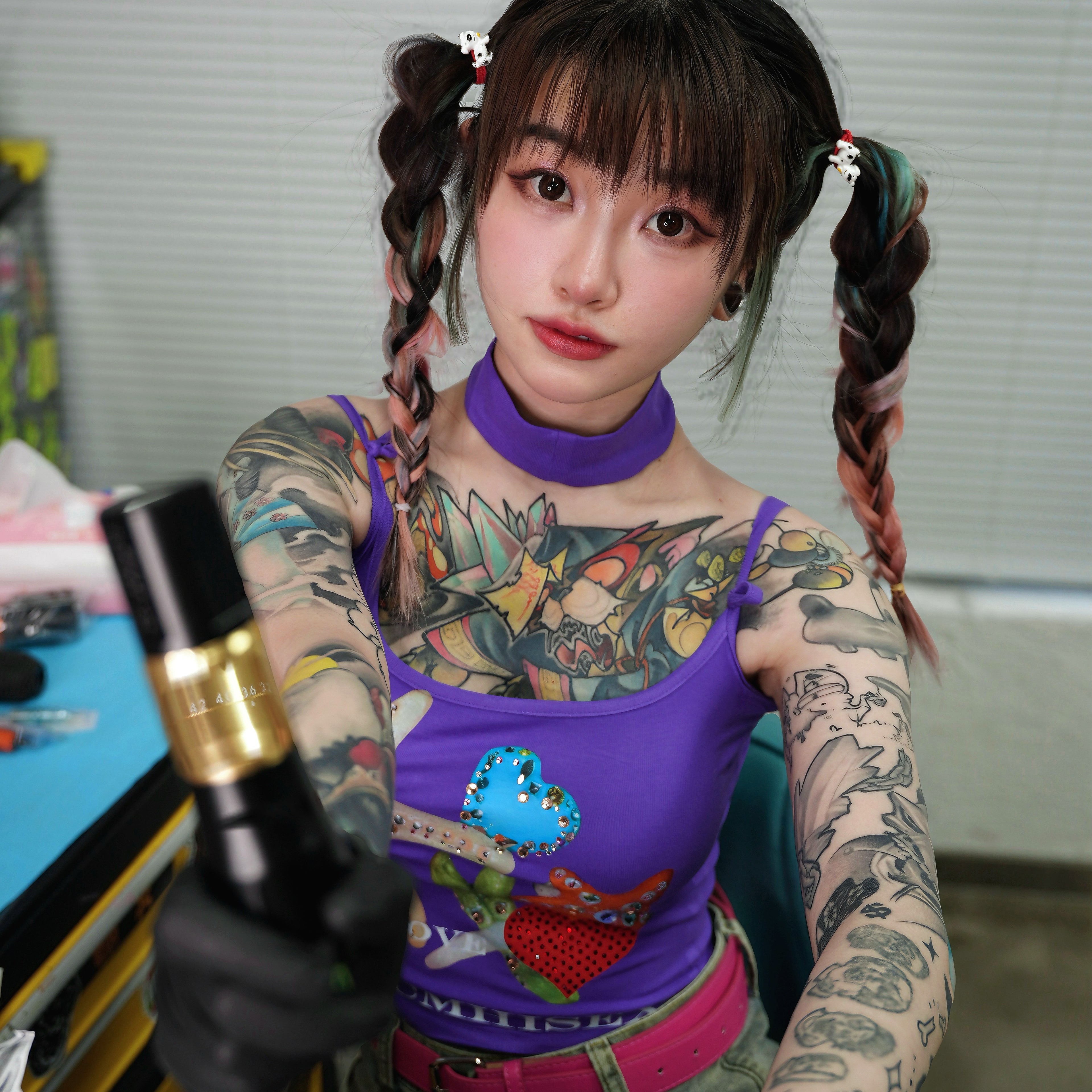 Thunderlord Power U9 Wireless Tattoo Machine Adjustable Stroke Fast Charging