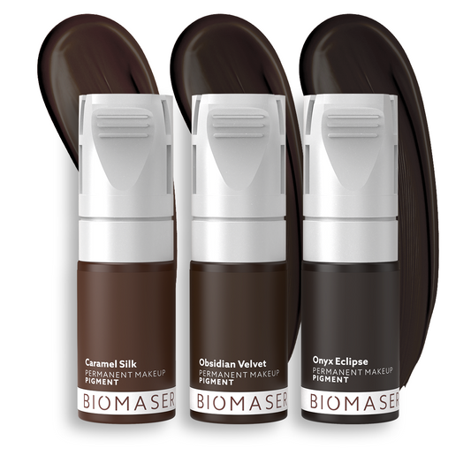 Tinta PMU ultrapigmentada para pieles diversas | Pigmento Biomaser para cejas y delineador de ojos para África