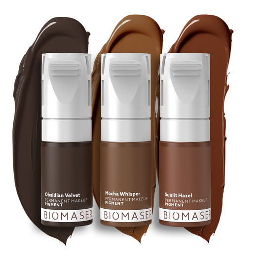 Hypoallergenic PMU Pigment for Brows & Eyeliner | Biomaser Organic Ink for North America