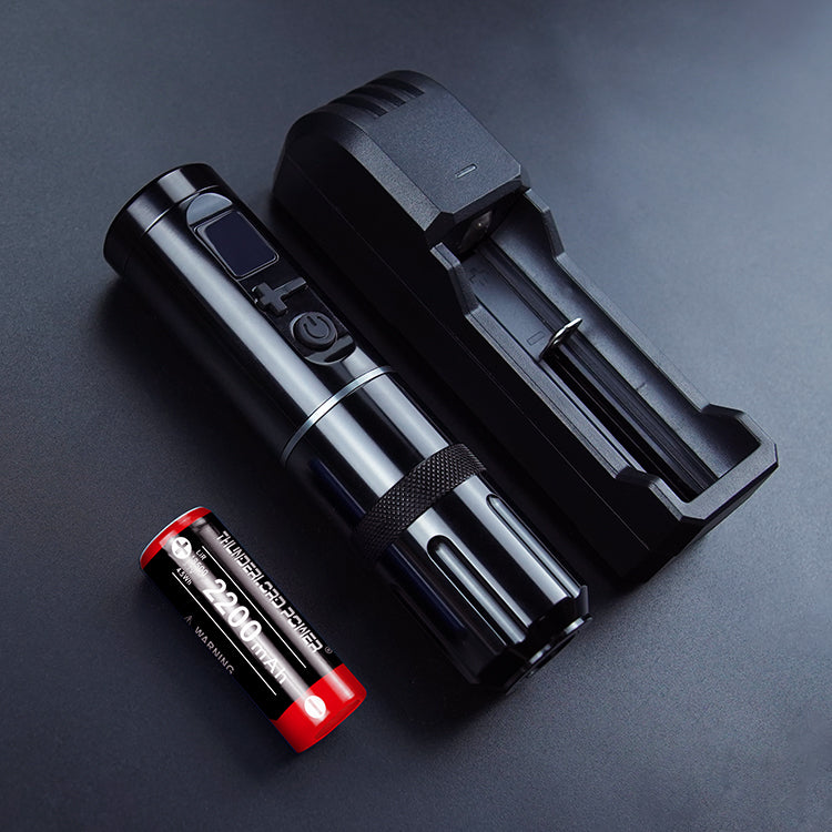 Máquina de tatuaje inalámbrica con pluma de 4,0 mm de recorrido ThunderlordPower K6022