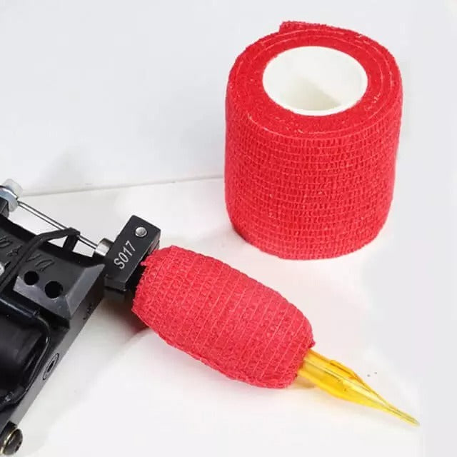 Tattoo Grip Cover Wrap Disposable Cohesive Tape Non Woven Material